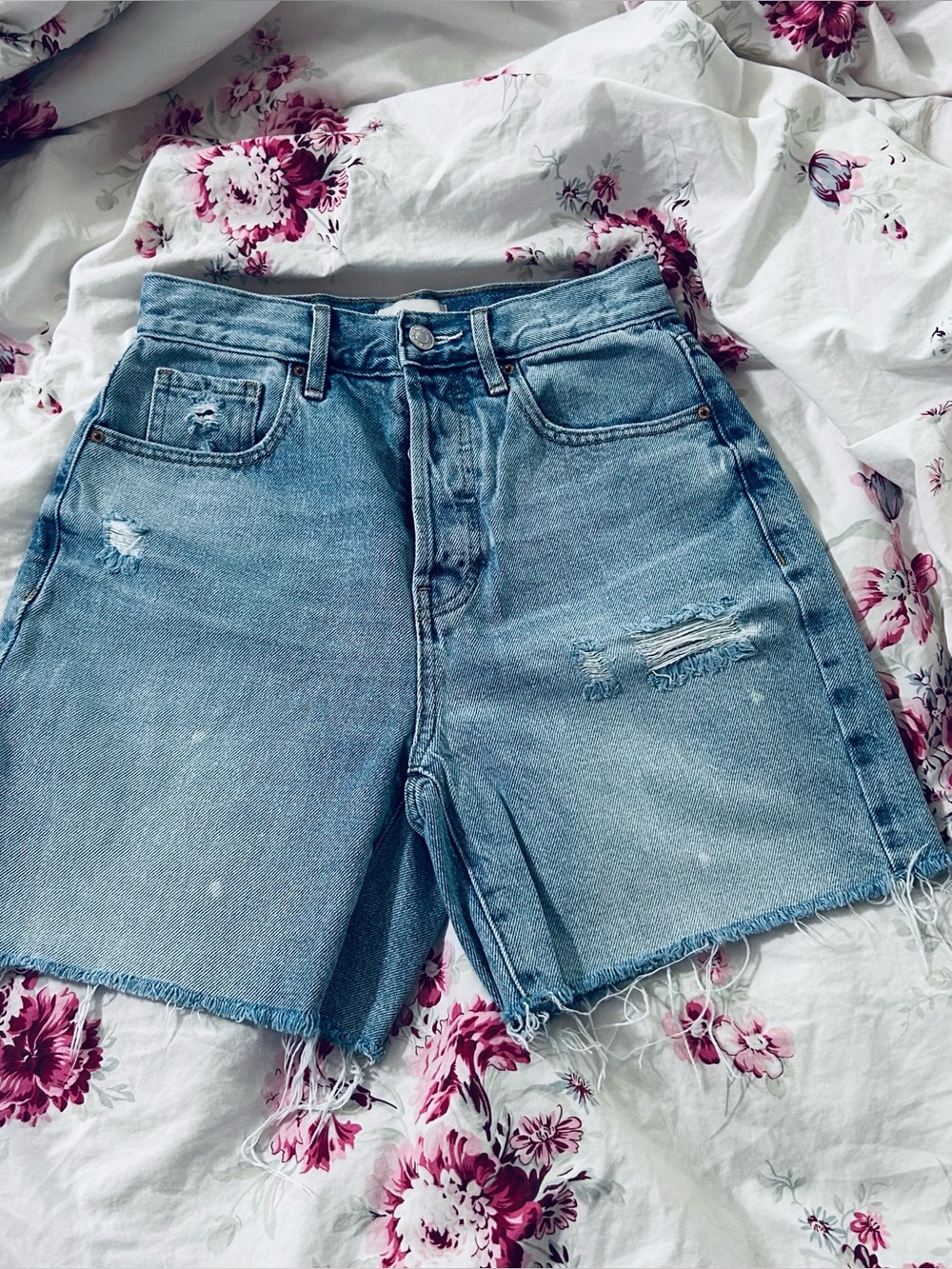▪️6/$25▪️ Pacsun Distressed Denim Dad Short